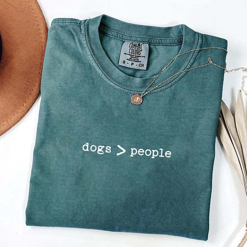 Dogs > People T-Shirt