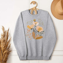 Minimalist Bohemian Floral Sweatshirt