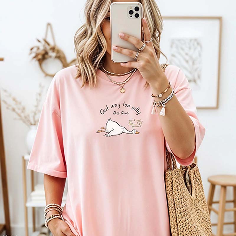 Got Way Too Silly This Time Funny Goose T-Shirt
