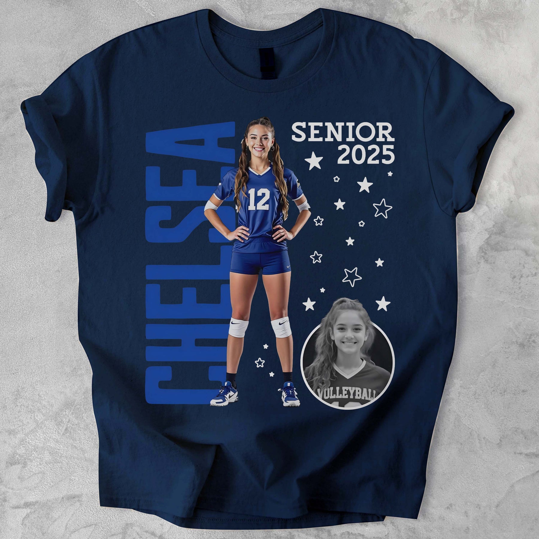 Custom Volleyball Senior T-Shirt