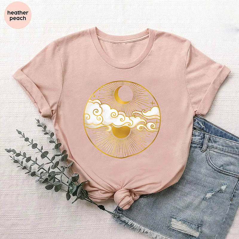 Moon And Sun Yoga T-Shirt