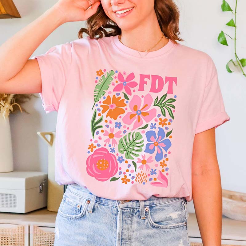 Subtle Anti Trump Protest Flower T-Shirt