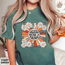 Here Comes the Sun Boho Flower T-Shirt