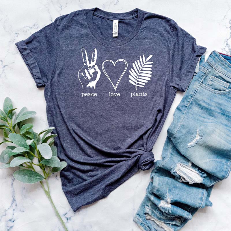 Peace Love Plants T-Shirt