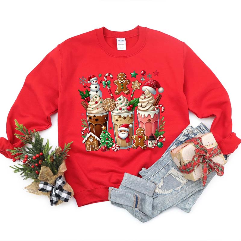 Gingerbread Christmas Coffee Sweatshirt