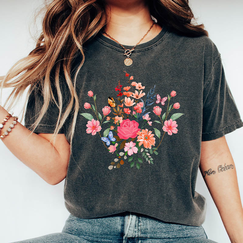 Cute Mothers Day Wildflower T-Shirt