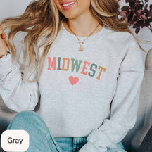 Cute Trendy Midwest Lover Sweatshirt