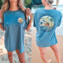 Boho Waves Beach Inspired T-Shirt
