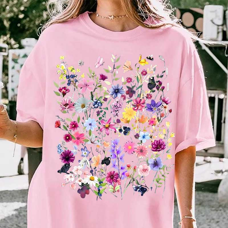 Vintage Floral Spring T-Shirt