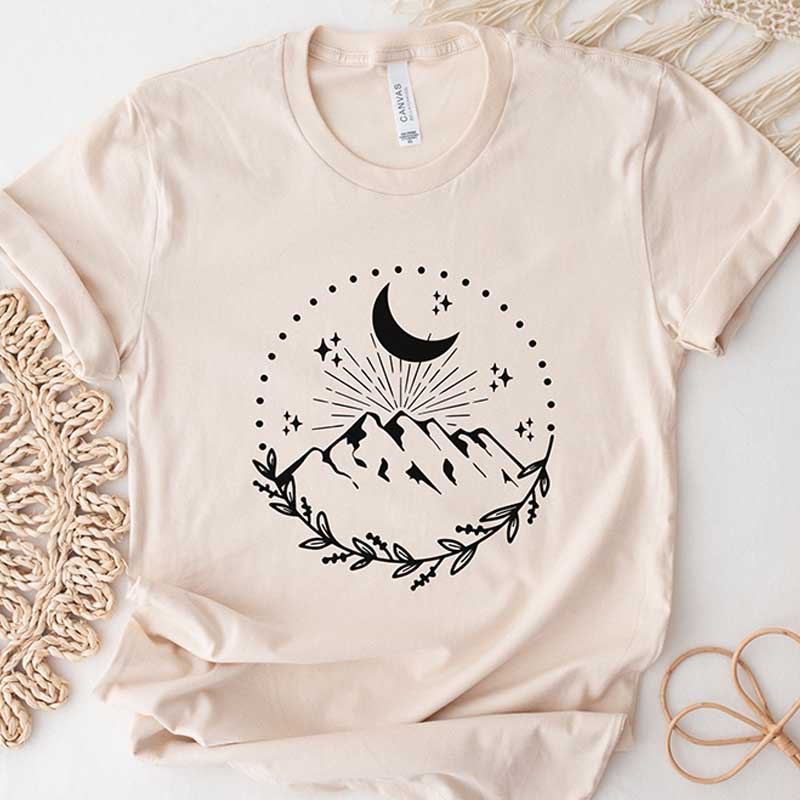 Mystical Moon and Stars T-Shirt