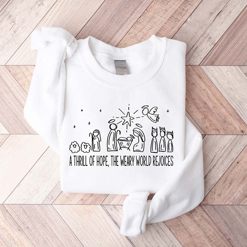 Christian True Story Nativity Sweatshirt