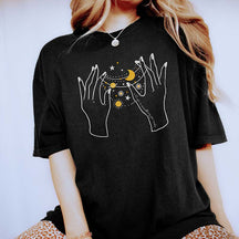 Sun Moon Phase Astrology Astronomy T-Shirt