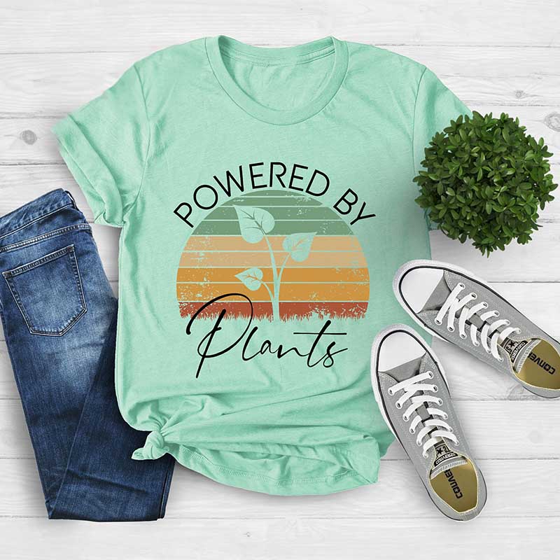Powered By Plants Vegetarian T-Shirt