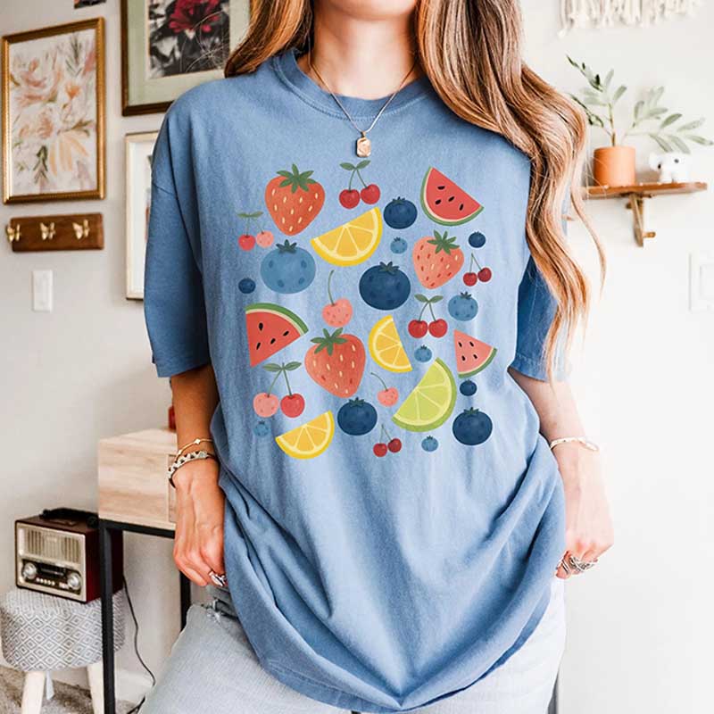 Summer Fruit Time Tropical Vacation T-Shirt