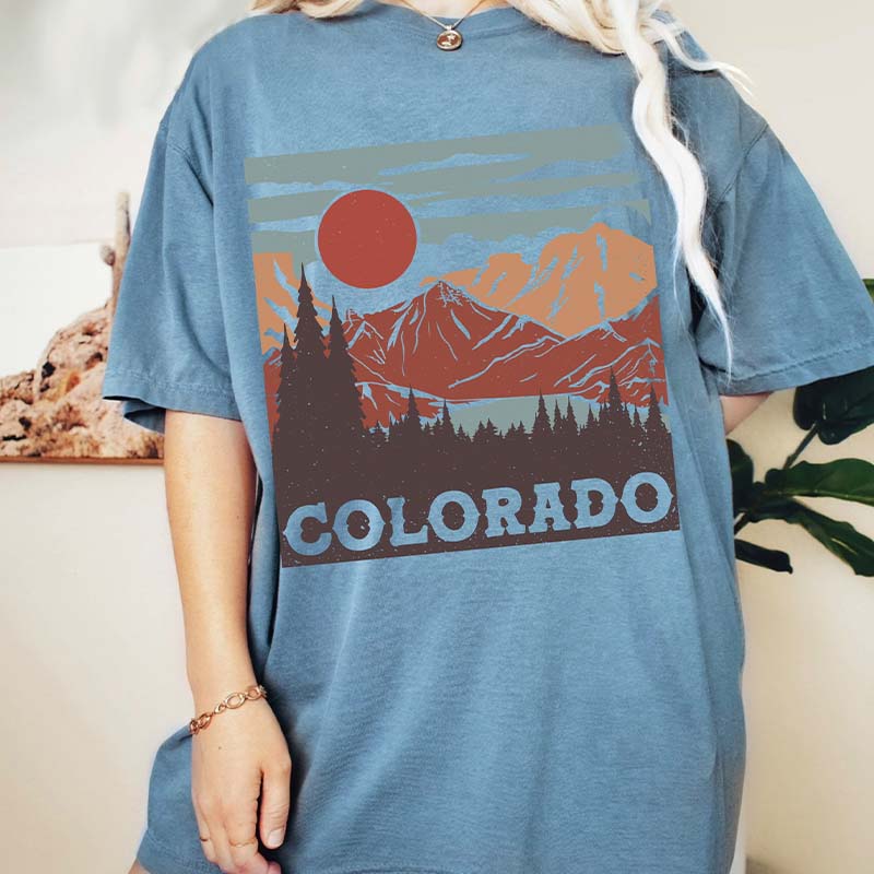 Colorado Graphic Rocky Mountains T-Shirt