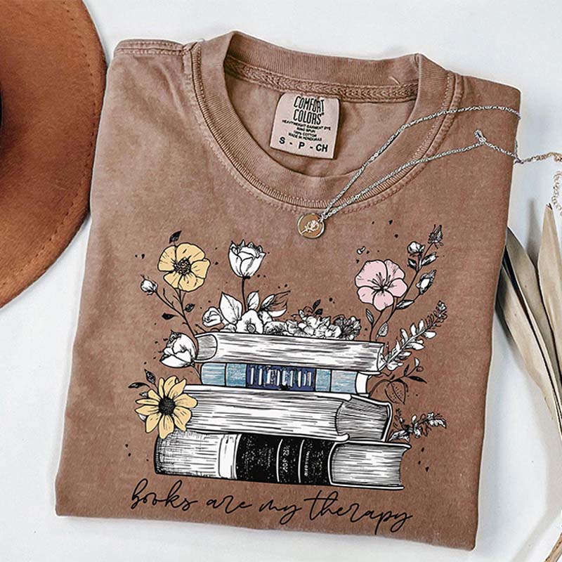 Book Are My Therapy Readers T-Shirt