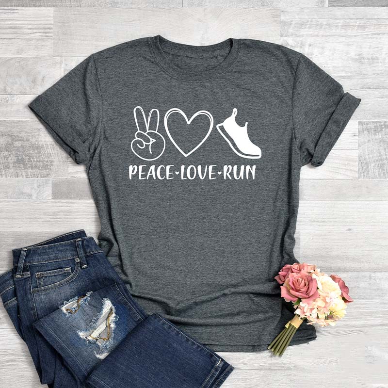 Peace Love Run T-Shirt