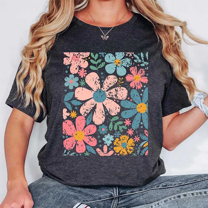 Boho Wildflowers Boho Summer T-Shirt