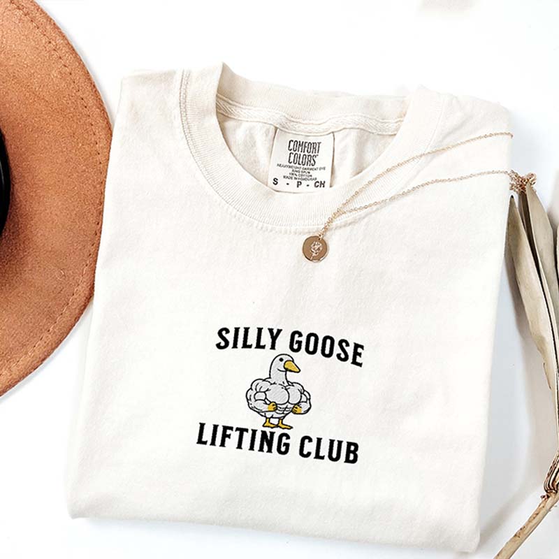 Workout Silly Goose Powerlifting T-Shirt
