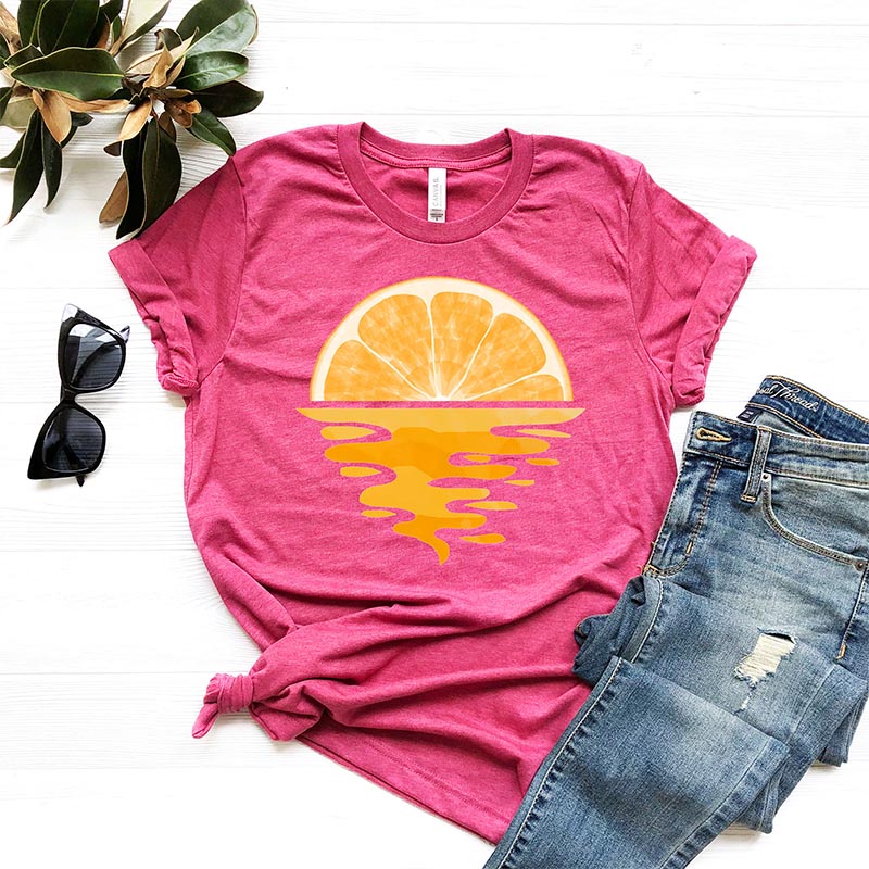 Orange Fruit Farmers Gardening T-Shirt