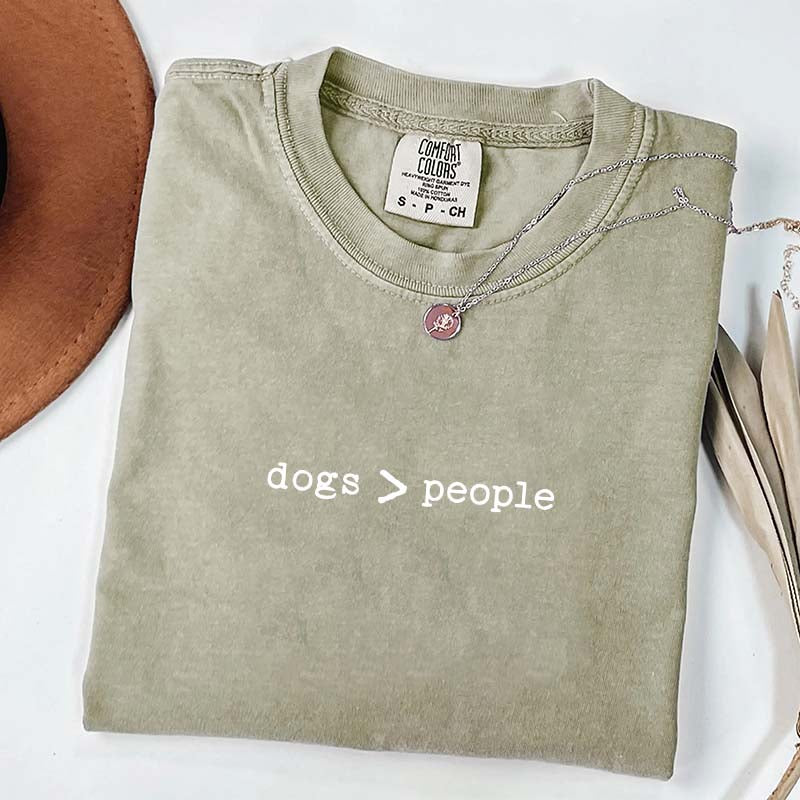 Dogs > People T-Shirt