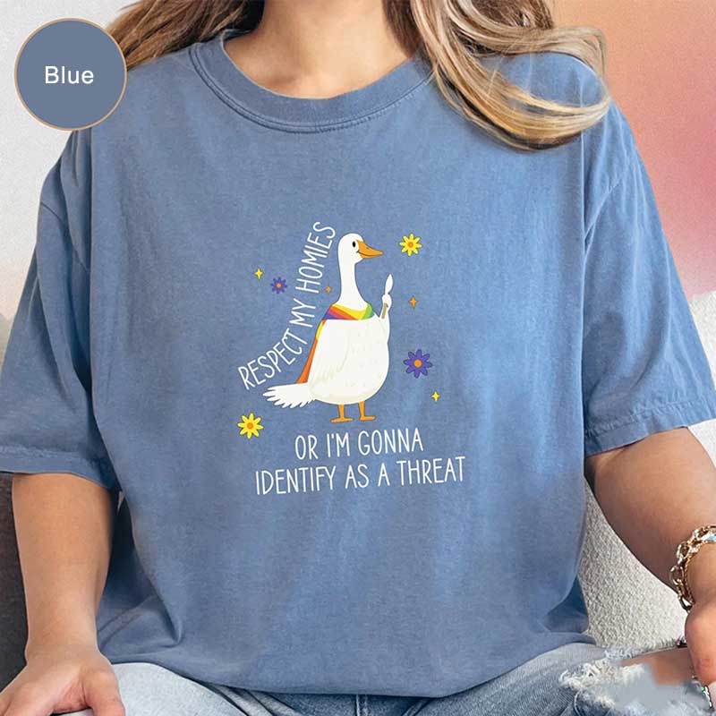 Silly Goose Ally Pride Queer Rights T-Shirt