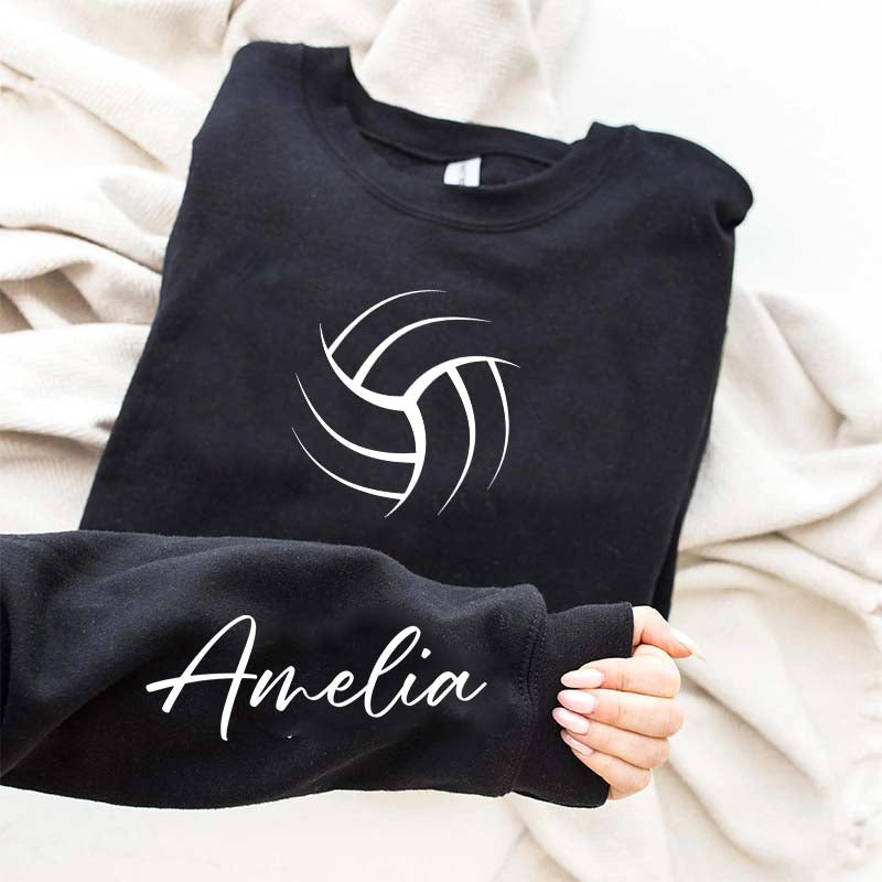 Personalized Volleyball Player Sweatshirt