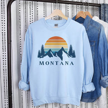 Montana Mountains Hiking Sweatshirt