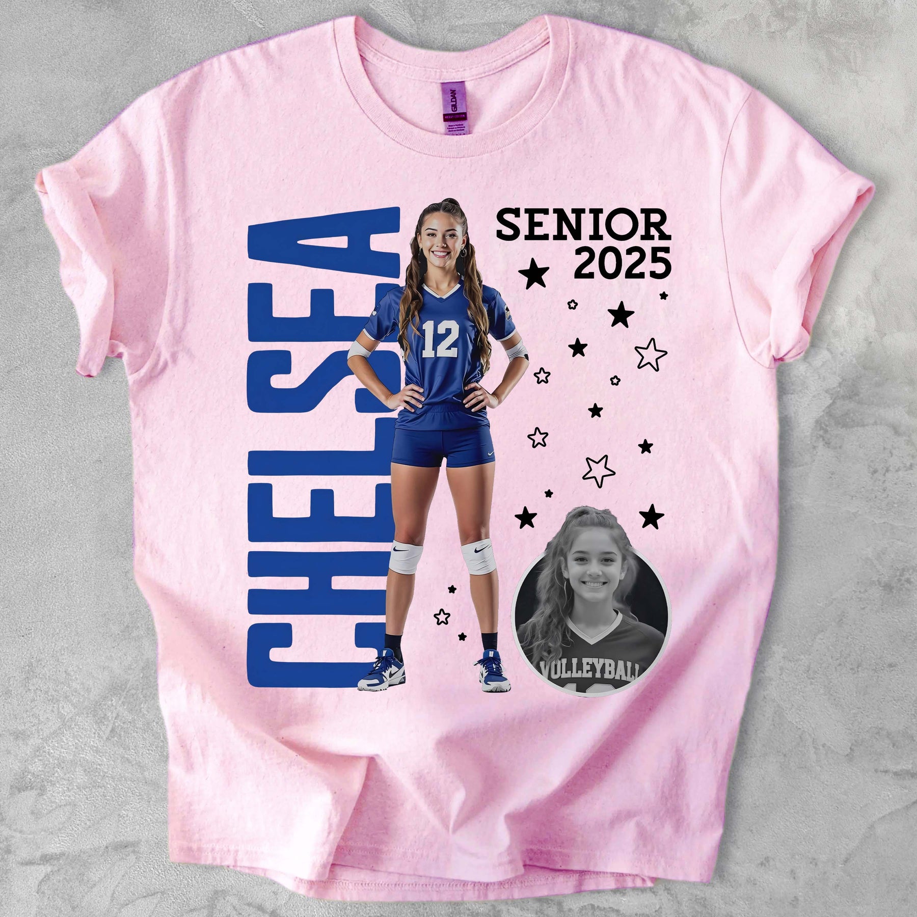 Custom Volleyball Senior T-Shirt