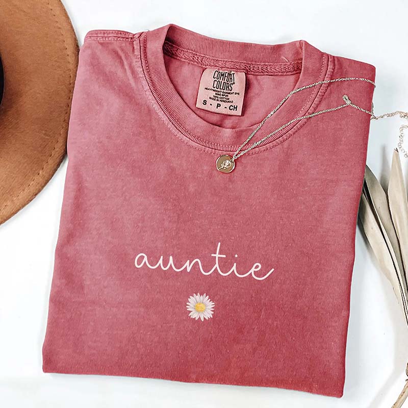 Comfort Colors Favorite Auntie Daisy T-Shirt