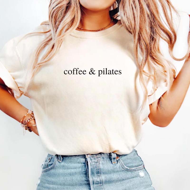 Coffee & Pilates Fitness Lover T-Shirt