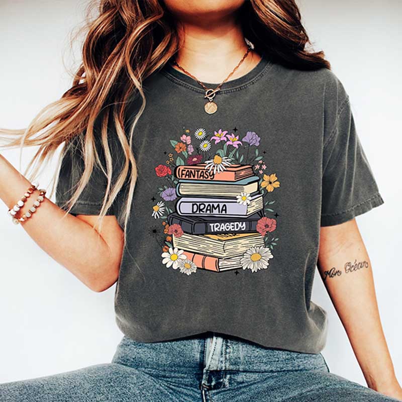 Fantasy Drama Tragedy FDT Book Lover T-Shirt