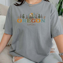 Oregon Mountain Hiking T-Shirt