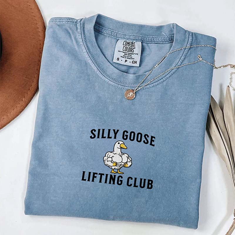 Workout Silly Goose Powerlifting T-Shirt