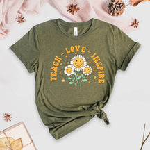 Cute Teacher Love Inspire T-Shirt