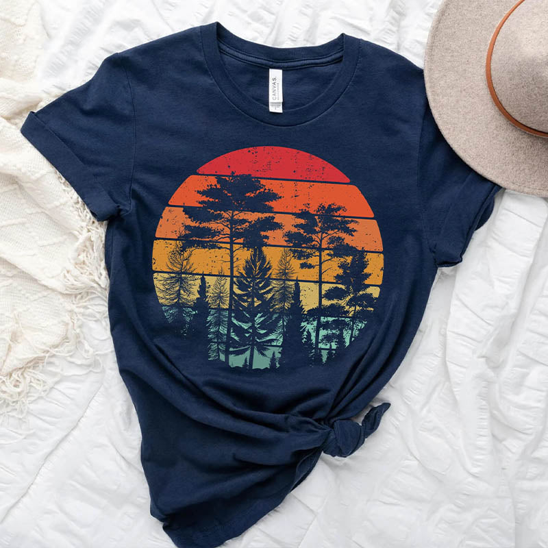 Outdoors Nature Silhouette T-Shirt
