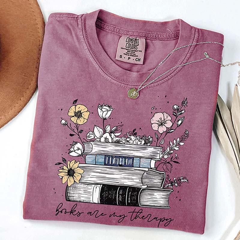 Book Are My Therapy Readers T-Shirt