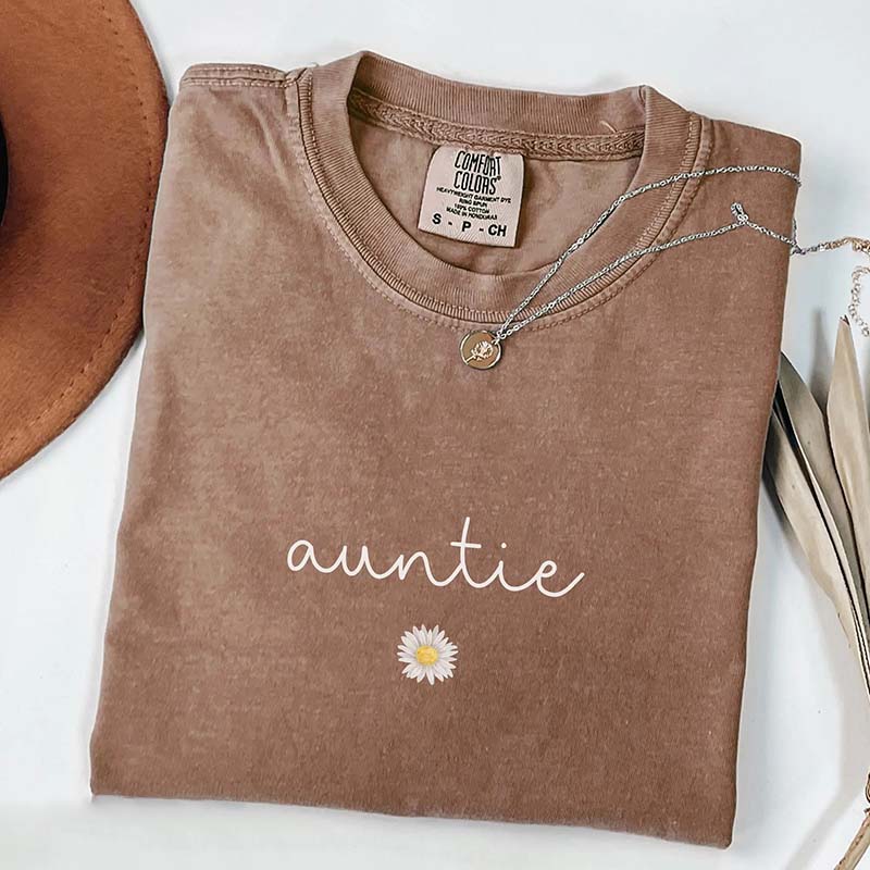 Comfort Colors Favorite Auntie Daisy T-Shirt
