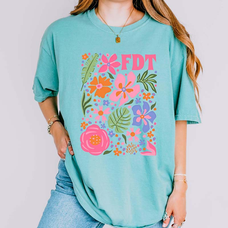 Subtle Anti Trump Protest Flower T-Shirt