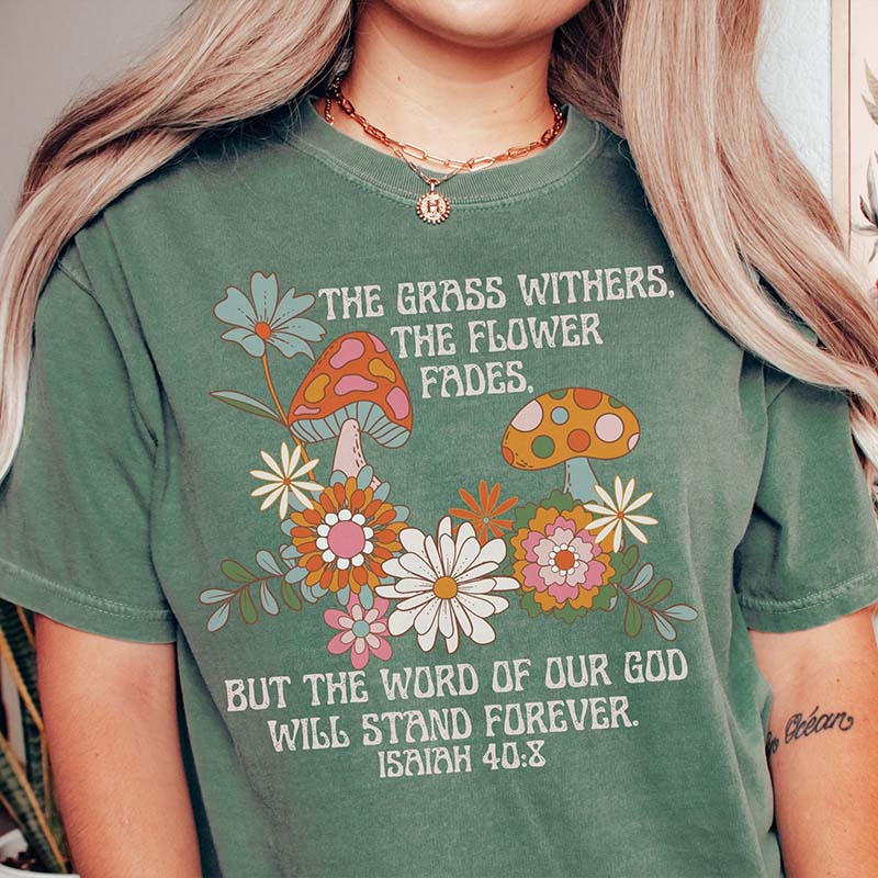 Retro Distressed Christian Mushroom T-Shirt