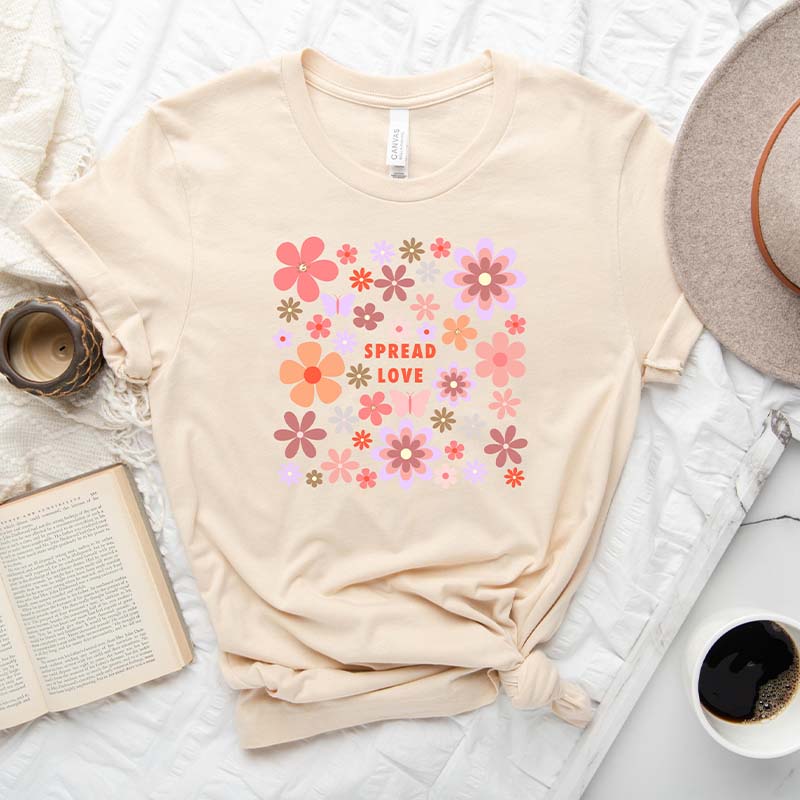Spread Love Floral Wildflower T-Shirt