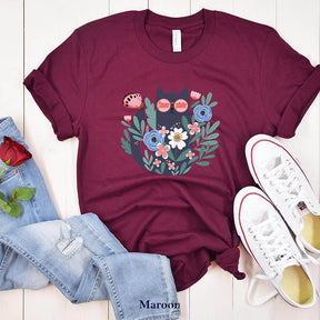 Funny Cat Plant Lover T-Shirt