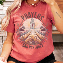 Farming Spiritual Outdoor Wildflower Design T-Shirt