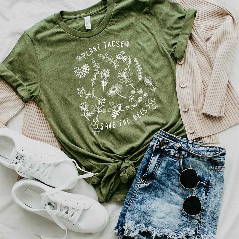 Save The Bees Plant These T-Shirt