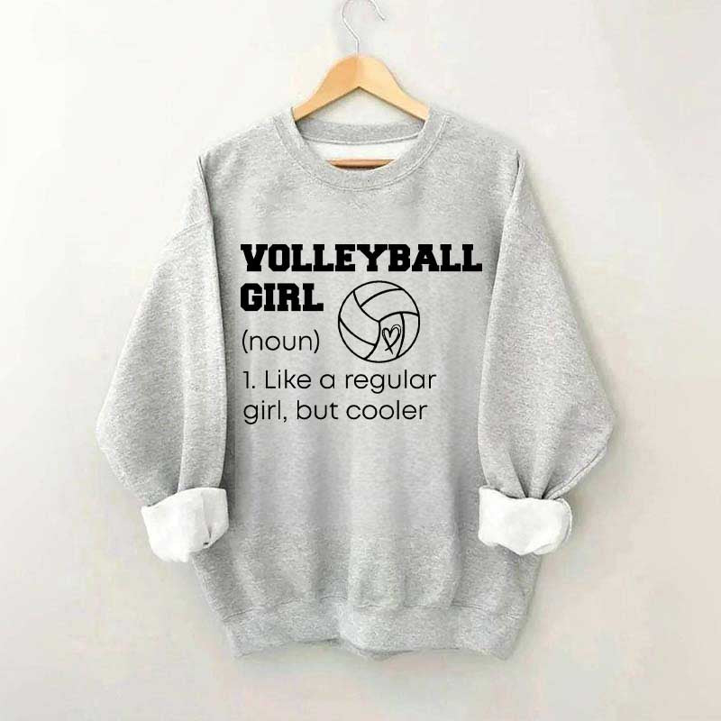 Volleyball Girl Explanation Sweatshirt