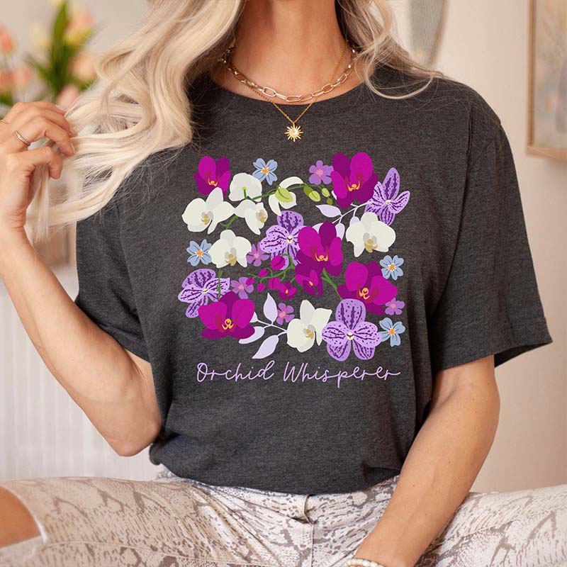 Orchid Whisperer lovers T-Shirt