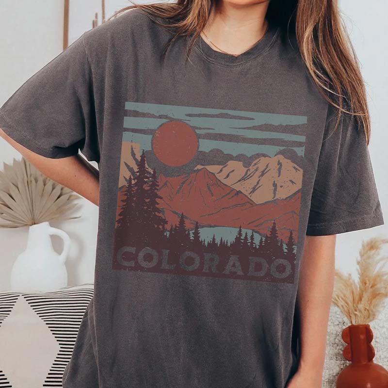 Colorado Graphic Rocky Mountains T-Shirt