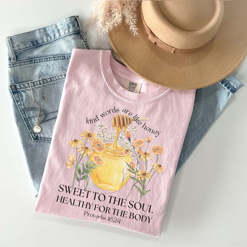 Kind Words Are Like Honey Vintage Bible Verse T-Shirt