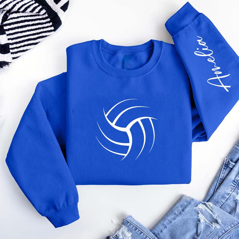 Personalized Volleyball Player Sweatshirt