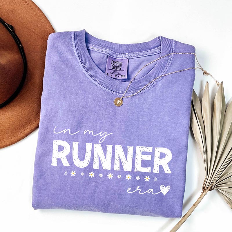 In My Runner Era Fitness Running Mom T-Shirt